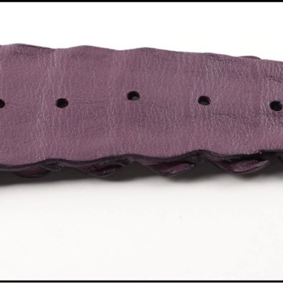 New! Via La Moda Genuine Nile Crocodile Belt - Picture 6 of 12